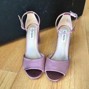 Steve Madden Satin Chunky Heels